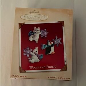 Hallmark Keepsake Woodland Frolic Ornaments 2002